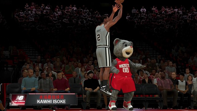 S10历史赛揭幕战马刺vs火箭112-105