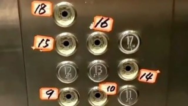 物业涨价，几家不交 ，电梯按键神秘消失