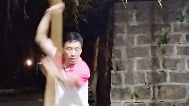 武术健身动起来，非专业人士勿仿！