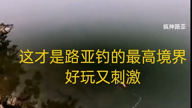 这才是路亚钓的最高境界，好玩又刺激