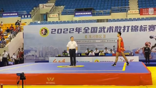 祝贺陕西薛一龙荣获2022年全国武术散打锦标赛男子90公斤级冠军！兄弟加油