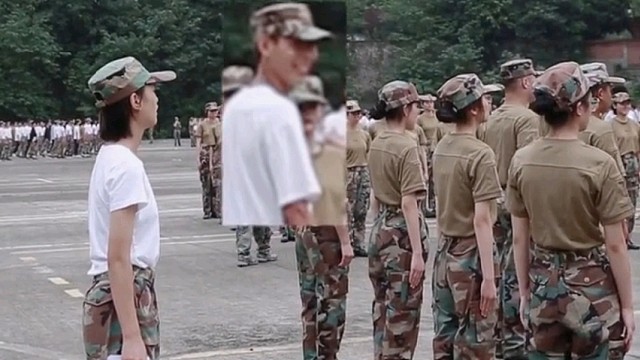 男教官：一下教了两个班，亏了