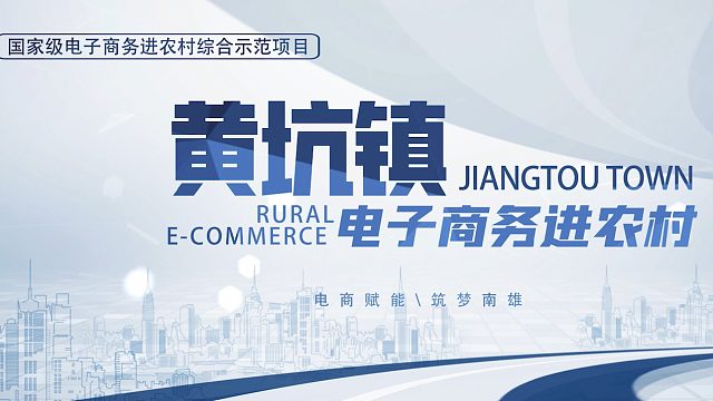 黄坑镇电子商务进农村