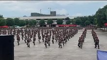 广西学生硬核军训
