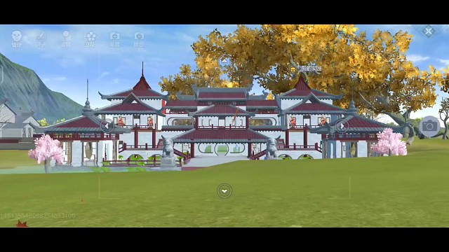 妄想山海27级超大空间古风家园建筑