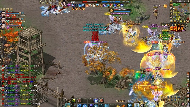 剑侠世界2跨服宋金对面一队的少林，还真不好打。