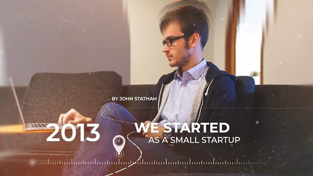 fcpx插件 现代视差效果时间线图文展示模板 Modern Parallax Timeline Sl