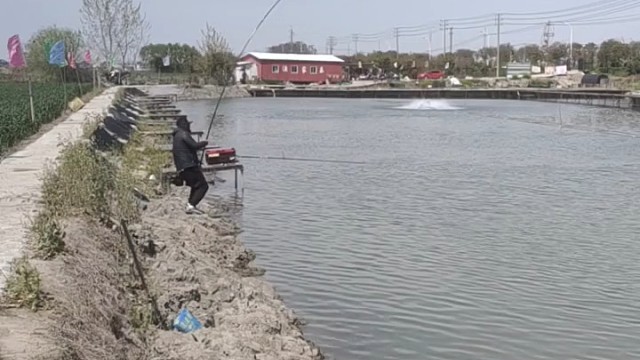 大身板才能钓大鱼