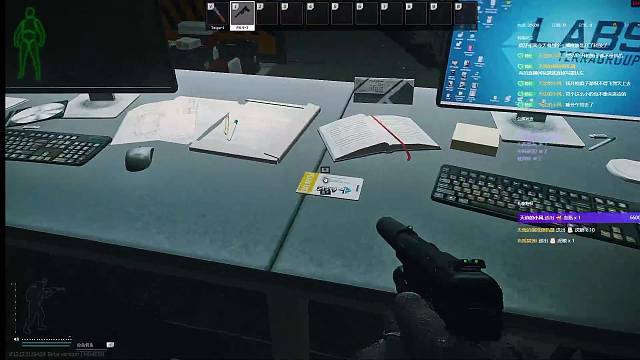 实验室捡黄卡，成功撤离