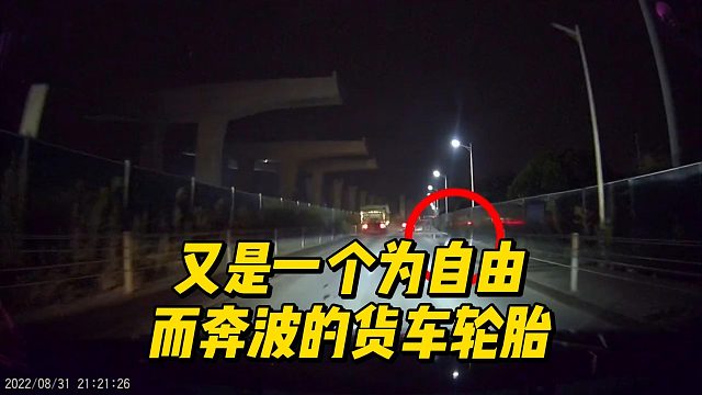 又是一个为自由而奔波的货车轮胎