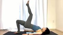 小姐姐教你10分钟美吞练习-2 瑜伽体式 普拉提 小仙女瑜伽 瘦腿提吞