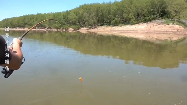 没想到第一竿就这么大的