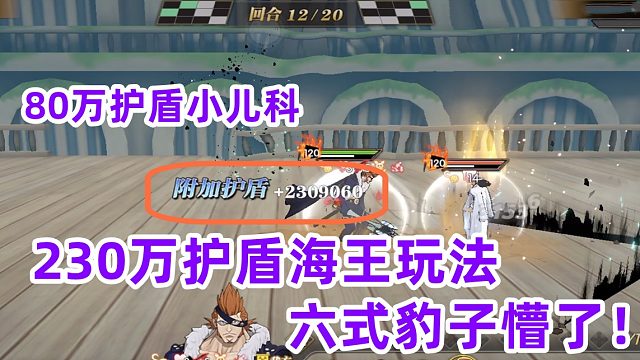 燃烧意志：230万护盾海王玩法，六式豹子当场懵了