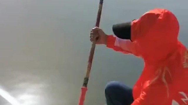 新杆开光喜中大鱼