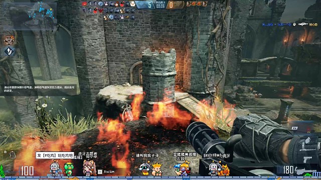 一群小绿在送分，我猛赶ACE