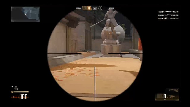 这个菜鸟他学打狙了