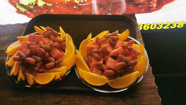 这个好看不，我自己。摆盘的