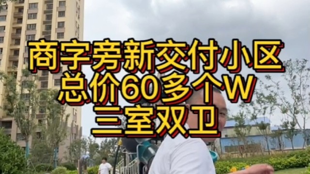 商字旁，刚刚交付的小区总共60多个W。急出#现房#人车分流#抖音