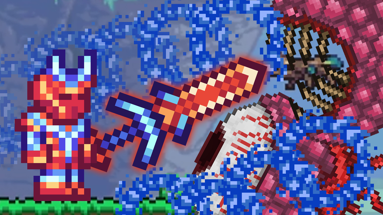 队友不小心召唤出肉山！制作胜潮套装！泰拉瑞亚灾厄模组联机3