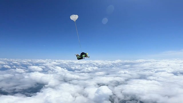 #跳伞，任何人都是这样，处理别人的事情总是大刀阔斧一把抓住问题，轮到自己却沉浸在细枝末节不肯放手。