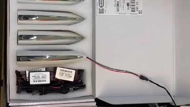 别克新君威越昂科威S昂科旗水晶门把手动态流光