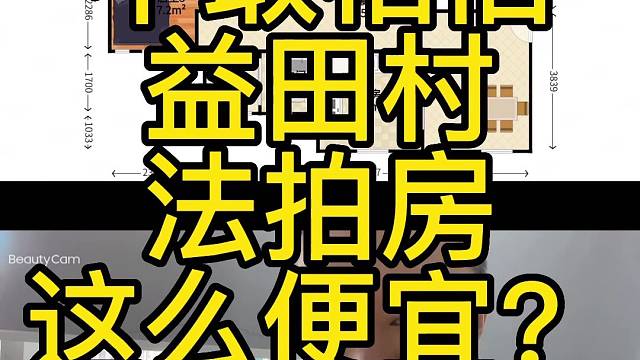 倒挂市场200W福田法拍房益田村