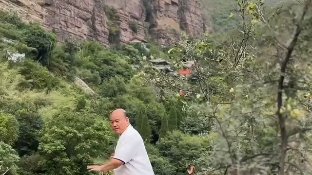 闫玉华华孝女塔下练太极