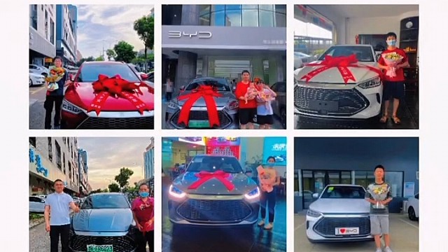 比亚迪部分现车来了～