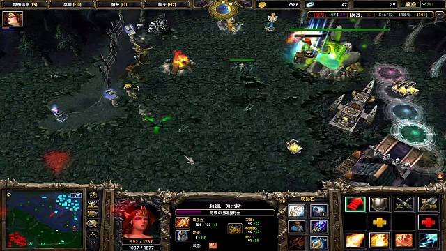 几个彩笔80后老年选手打DOTA