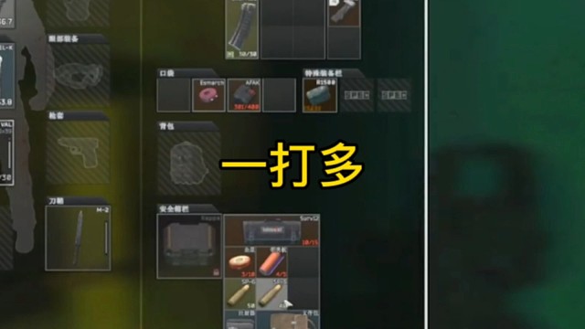 逃离塔科夫:一打多。