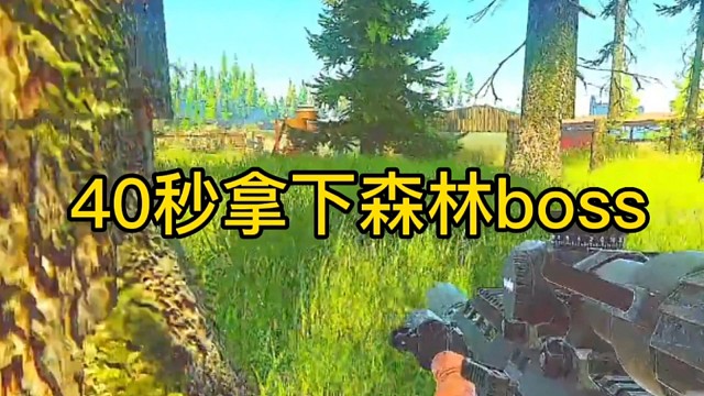 逃离塔科夫:40秒拿下森林boss