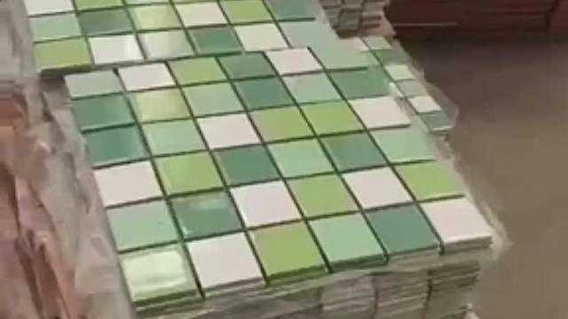 清新自然的一款全瓷马赛克网帖