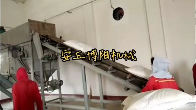 漂白粉自动破袋机现场山东博阳机械生产厂家