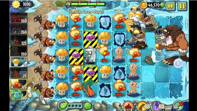 植物大战僵尸2经典版体验之旅的直播间 5.01版 极冻冰窟 中下篇