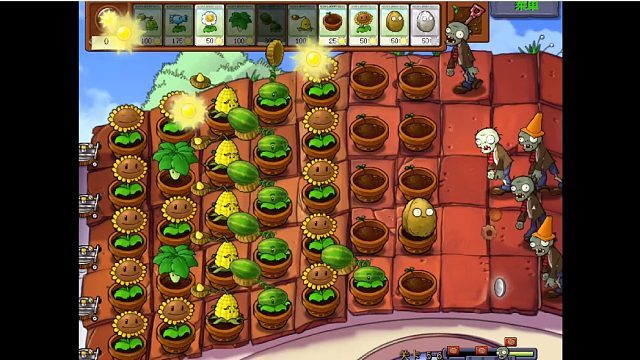 植物大战僵尸2经典版体验之旅的直播间 pvz1原版  屋顶保卫战 前篇