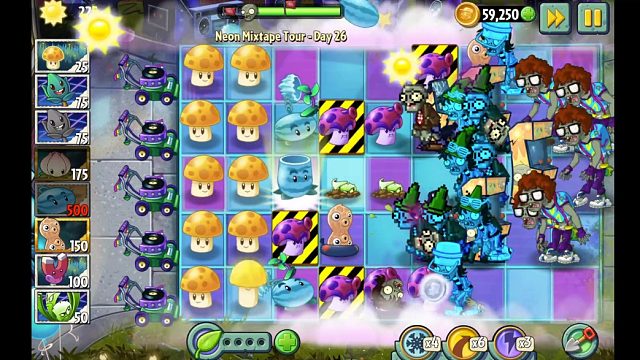 植物大战僵尸2经典版体验之旅的直播间 5.01版 音乐世界 中下篇