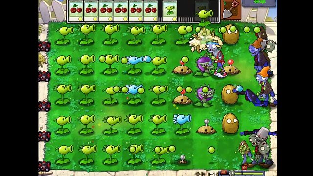 植物大战僵尸2经典版体验之旅的直播间  一代前院3周目