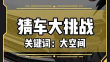 提到大空間，你能想到哪些車？#猜車