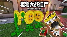 【植物大战僵尸×MC】#3守护戴夫花园，制作转化桌！