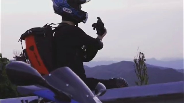 骑行的一个片段