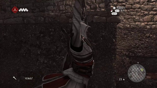 半夜玩刺客信条吓一跳