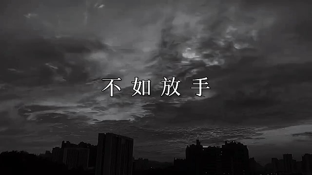 我为了挽回你，我哭过，闹过，也放下了所有尊严，因为我害怕一放手，我们就成陌路人，可现在我才明白