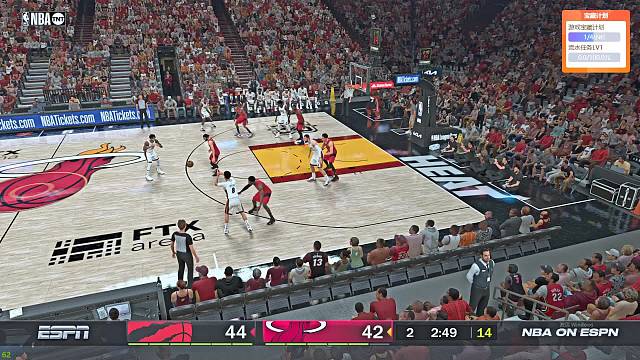 NBA2K23真实模拟直播间