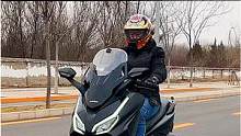 零百加速9秒3的老头乐，本田NSS350动态试驾体验 #本田摩托车 #摩托车 #机车 #踏板 #踏板