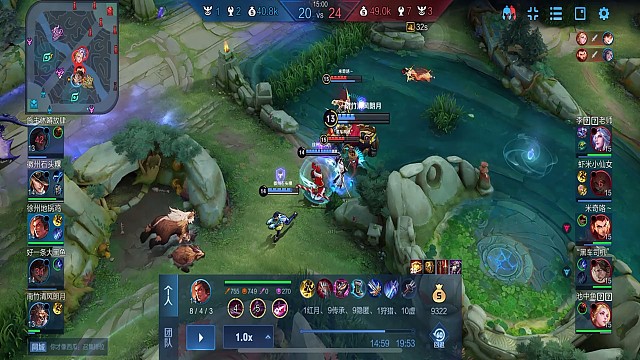 对抗路的第一次五杀！！