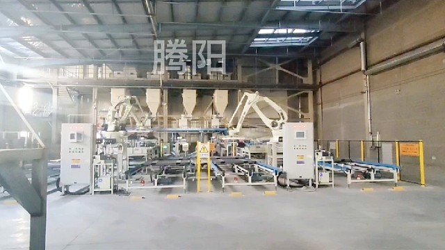 机器人码垛机客户现场安装完成试运行