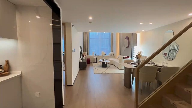 杭州90方loft精装公寓，这挑空太完美了