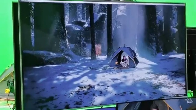 看房和各种直播活动也可以直接在这种空间完成。
＃绿幕抠像＃绿幕直播间＃直播设备＃直播技巧＃直播带货