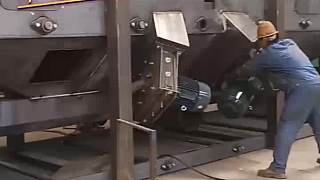 通過式拋丸機 網(wǎng)帶拋丸機 建筑機械噴砂機 型鋼拋丸除銹機