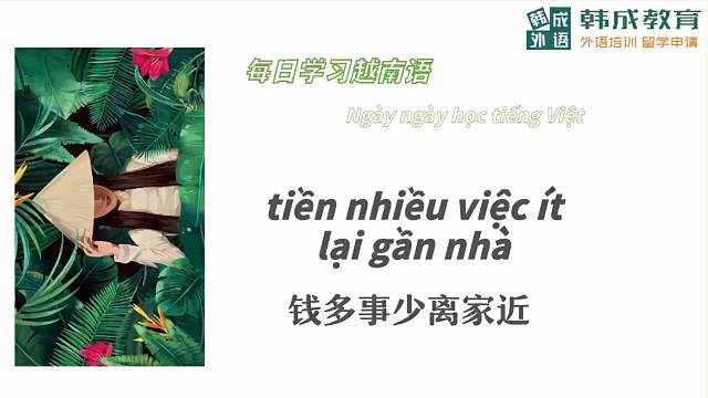 钱多事少离家近#越南语